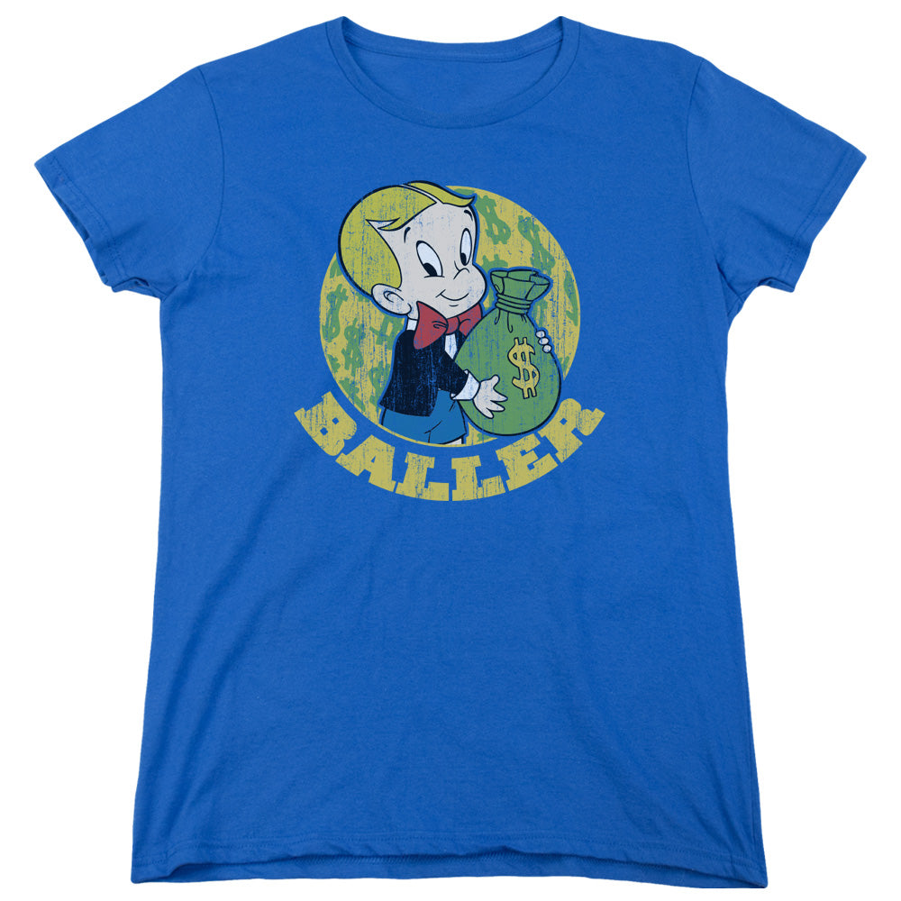 Richie Rich - Baller - Short Sleeve Womens Tee - Royal Blue T-shirt