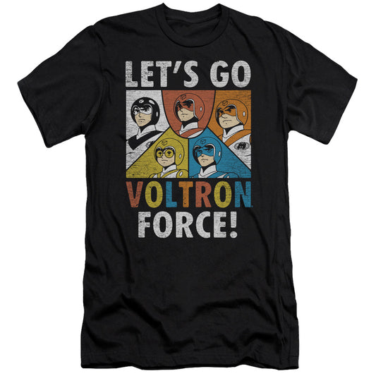 Voltron - Force - Short Sleeve Adult 30/1 - Black T-shirt