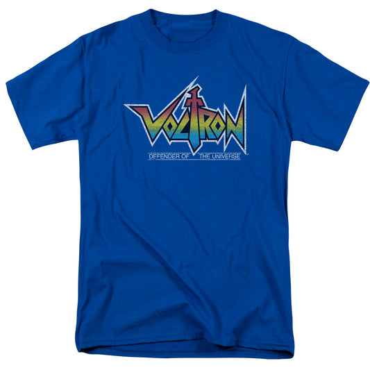 Voltron - Logo - Short Sleeve Adult 18/1 - Royal Blue T-shirt
