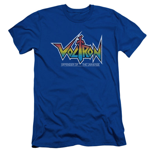 Voltron - Logo - Short Sleeve Adult 30/1 - Royal Blue T-shirt