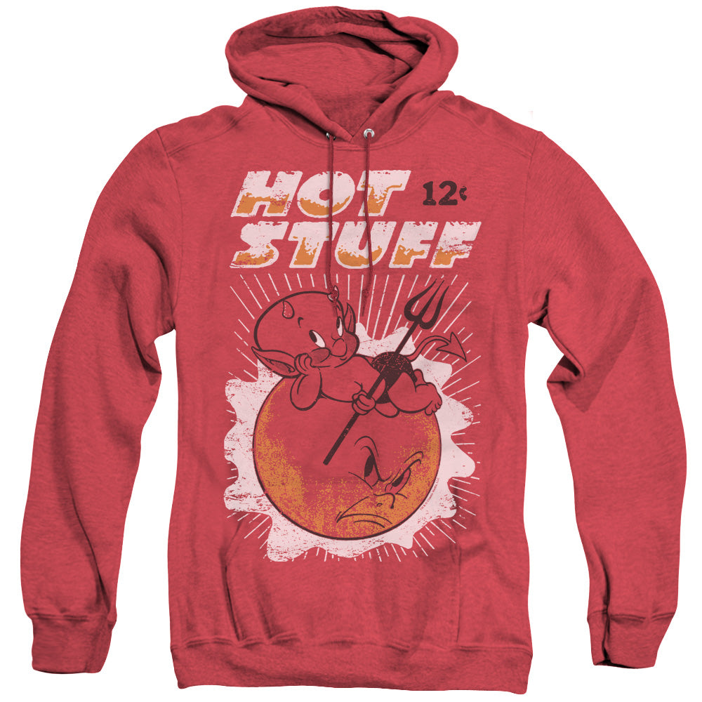 Hot Stuff - On The Sun - Adult Heather Hoodie - Red