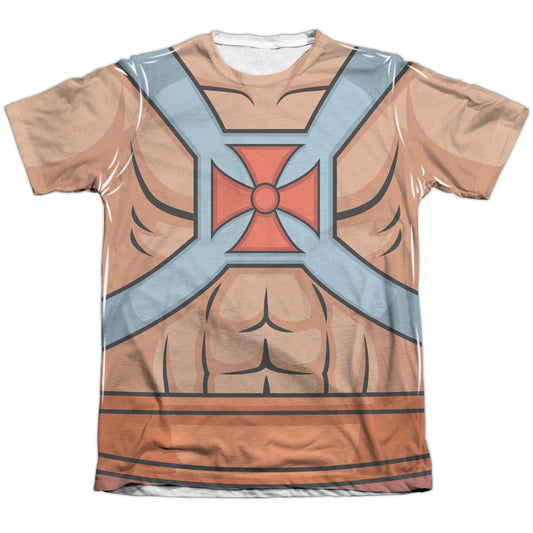 Masters Of The Universe - He Man Costumes - Adult Poly/cotton Short Sleeve Tee - White T-shirt