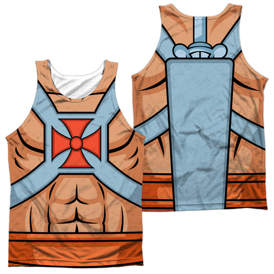 Masters Of The Universe - He Man Costumes (Front/back Print) - Adult 100% Poly Tank Top - White