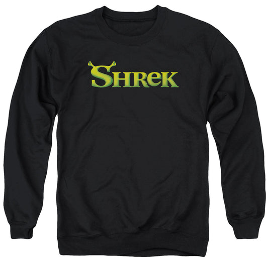 Shrek - Logo - Adult Crewneck Sweatshirt - Black