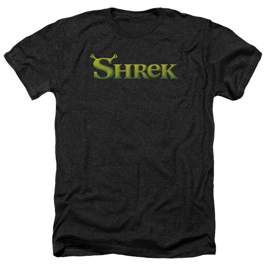 Shrek - Logo - Adult Heather-black