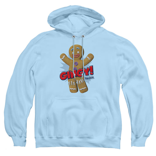 Shrek - Gingy - Adult Pull-over Hoodie - Light Blue