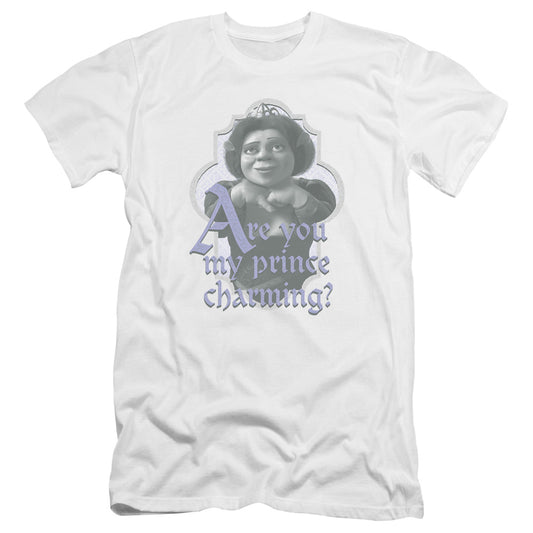 Shrek - Lifes Questions-premuim Canvas Adult Slim Fit 30/1 - White