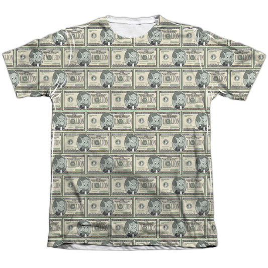 Richie Rich - Millions - Adult Poly/cotton Short Sleeve Tee - White T-shirt