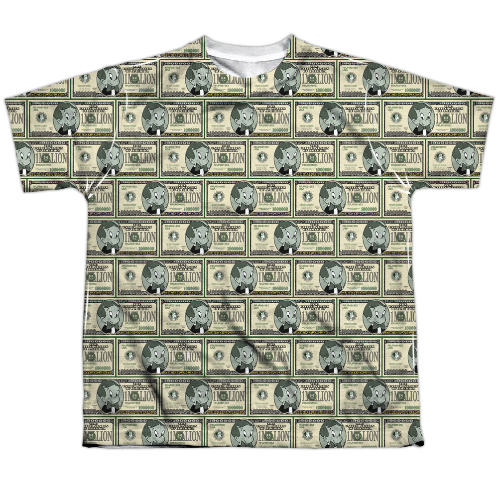 Richie Rich - Millions - Short Sleeve Youth Poly Crew - White T-shirt