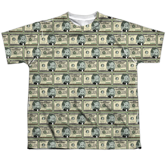 Richie Rich - Millions - Short Sleeve Youth Poly Crew - White T-shirt