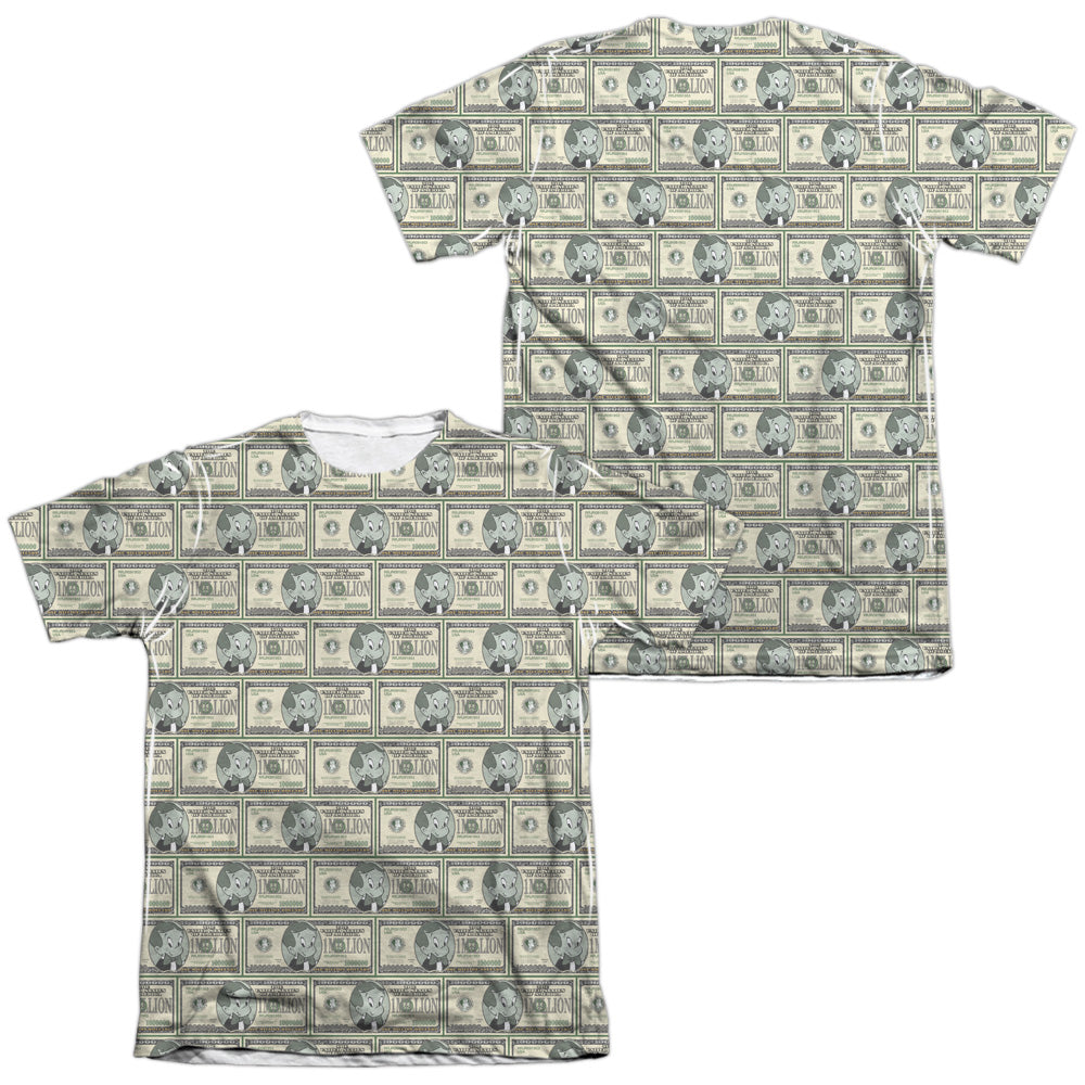 Richie Rich - Millions (Front/back Print) - Adult Poly/cotton Short Sleeve Tee - White T-shirt