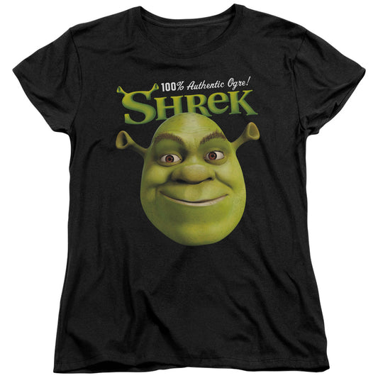 Shrek - Authentic - Short Sleeve Womens Tee - Black T-shirt