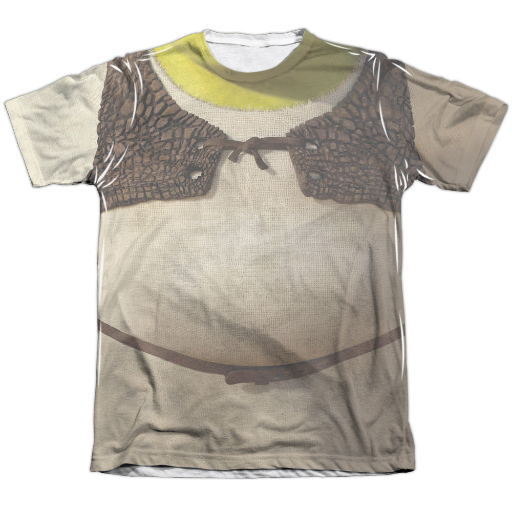 Shrek - Costume - Adult Poly/cotton Short Sleeve Tee - White T-shirt