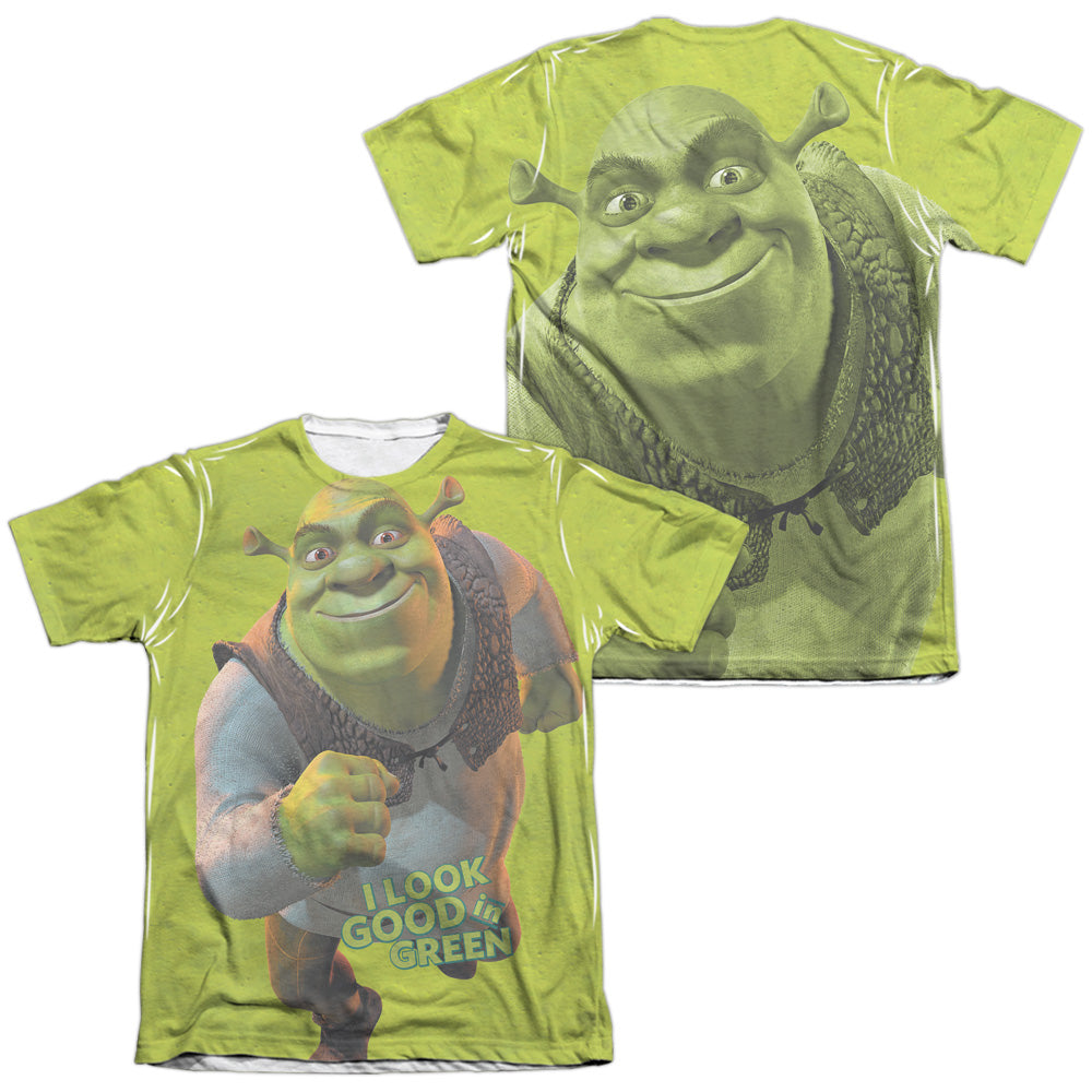 Shrek - Trio (Front/back Print) - Adult Poly/cotton Short Sleeve Tee - White T-shirt