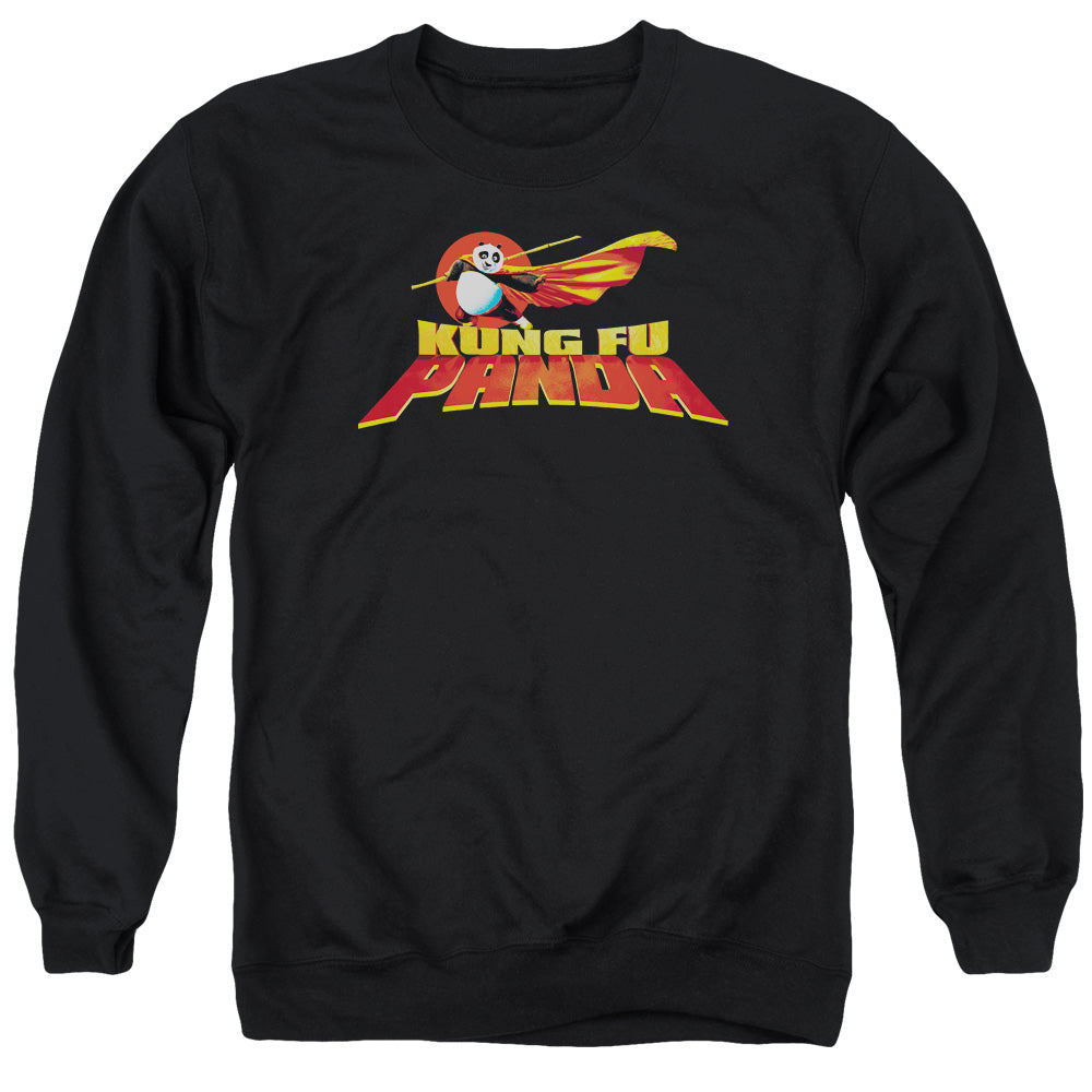 Kung Fu Panda - Logo - Adult Crewneck Sweatshirt - Black