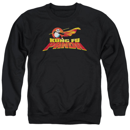 Kung Fu Panda - Logo - Adult Crewneck Sweatshirt - Black