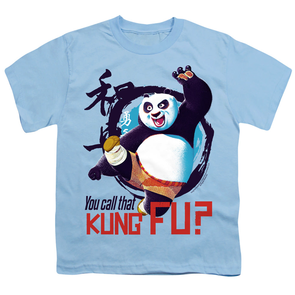 Kung Fu Panda - Kung Fu - Short Sleeve Youth 18/1 - Light Blue T-shirt