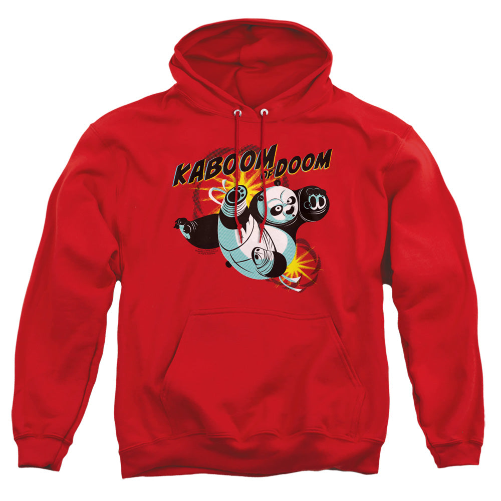 Kung Fu Panda - Kaboom Of Doom - Adult Pull-over Hoodie - Red