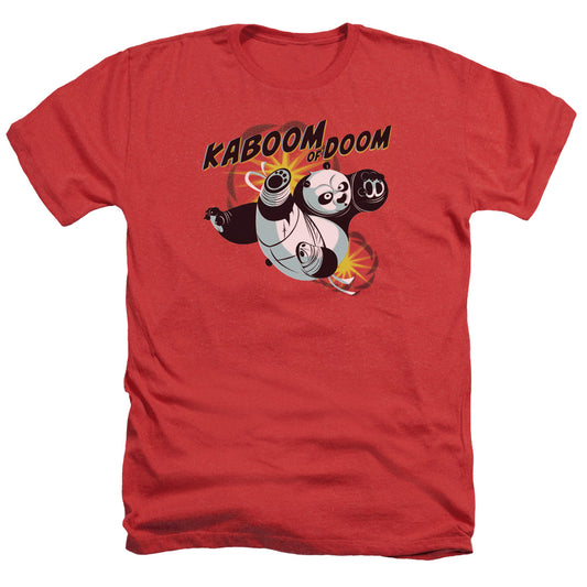 Kung Fu Panda - Kaboom Of Doom - Adult Heather - Red