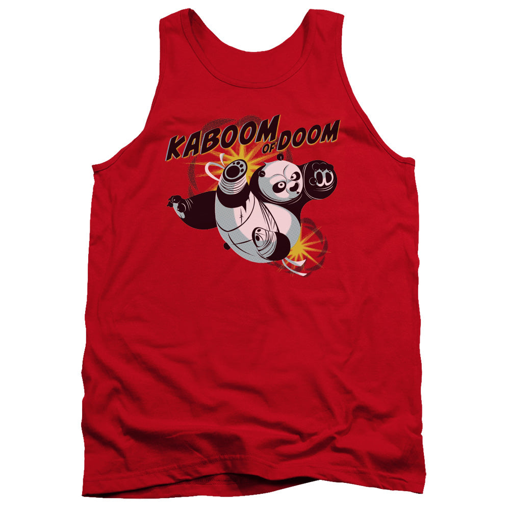 Kung Fu Panda - Kaboom Of Doom - Adult Tank - Red