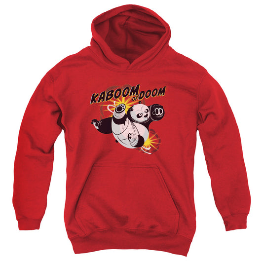 Kung Fu Panda - Kaboom Of Doom - Youth Pull-over Hoodie - Red