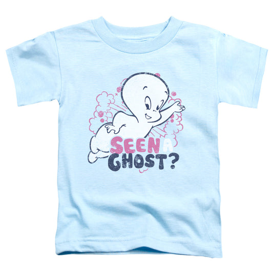 Casper - Seen A Ghost - Short Sleeve Toddler Tee - Light Blue T-shirt
