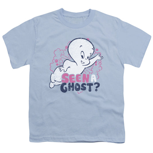 Casper - Seen A Ghost - Short Sleeve Youth 18/1 - Light Blue T-shirt
