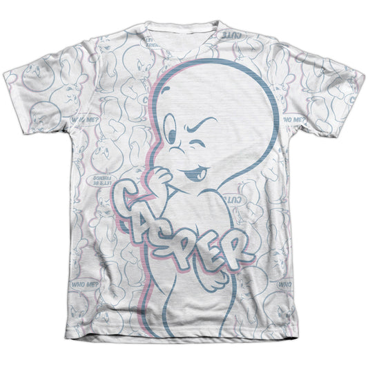 Casper - Friendly Ghost - Adult Poly/cotton Short Sleeve Tee - White T-shirt