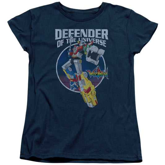 Voltron - Defender - Short Sleeve Womens Tee - Navy T-shirt