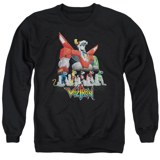 Voltron - Lions - Adult Crewneck Sweatshirt - Black