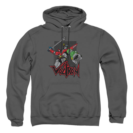 Voltron - Roar - Adult Pull-over Hoodie - Charcoal