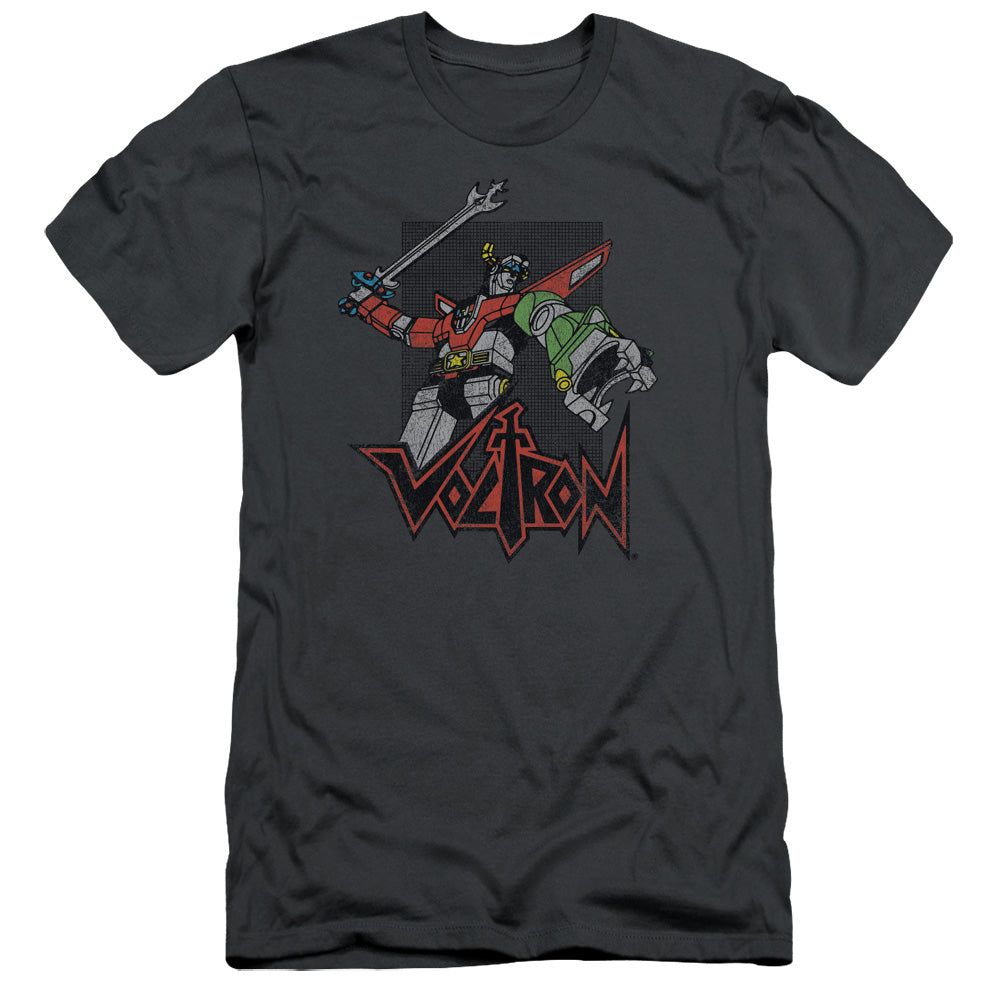 Voltron - Roar - Short Sleeve Adult 30/1 - Charcoal T-shirt