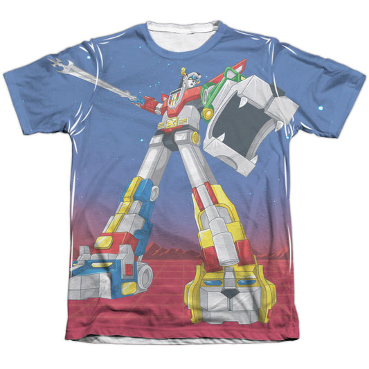 Voltron - Form Voltron - Adult Poly/cotton Short Sleeve Tee - White T-shirt