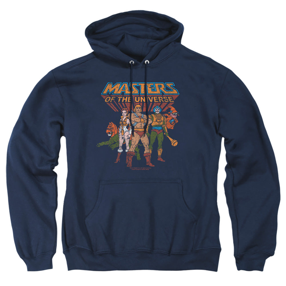 Masters Of The Universe - Team Of Heroes - Adult Pull-over Hoodie - Navy