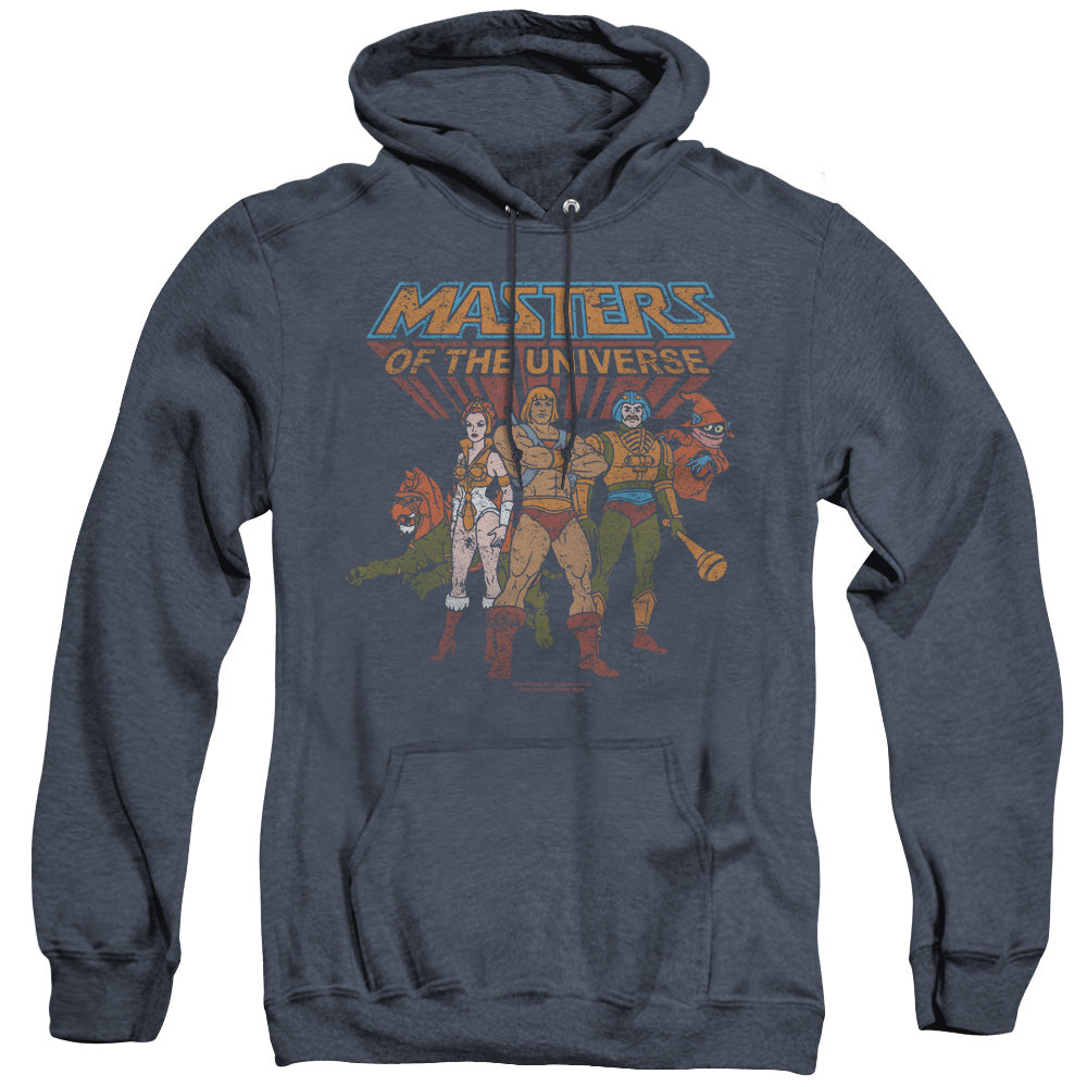 Masters Of The Universe - Team Of Heroes - Adult Heather Hoodie - Navy