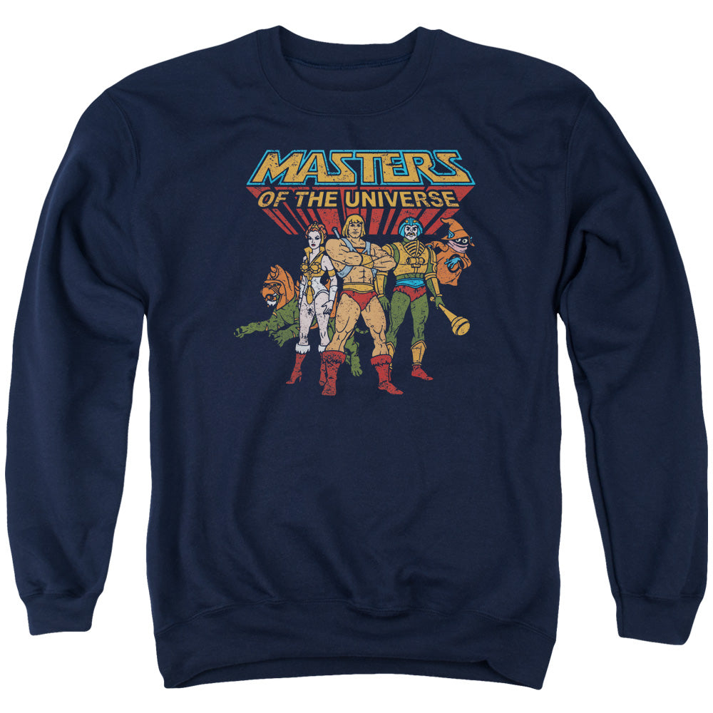 Masters Of The Universe - Team Of Heroes - Adult Crewneck Sweatshirt - Navy