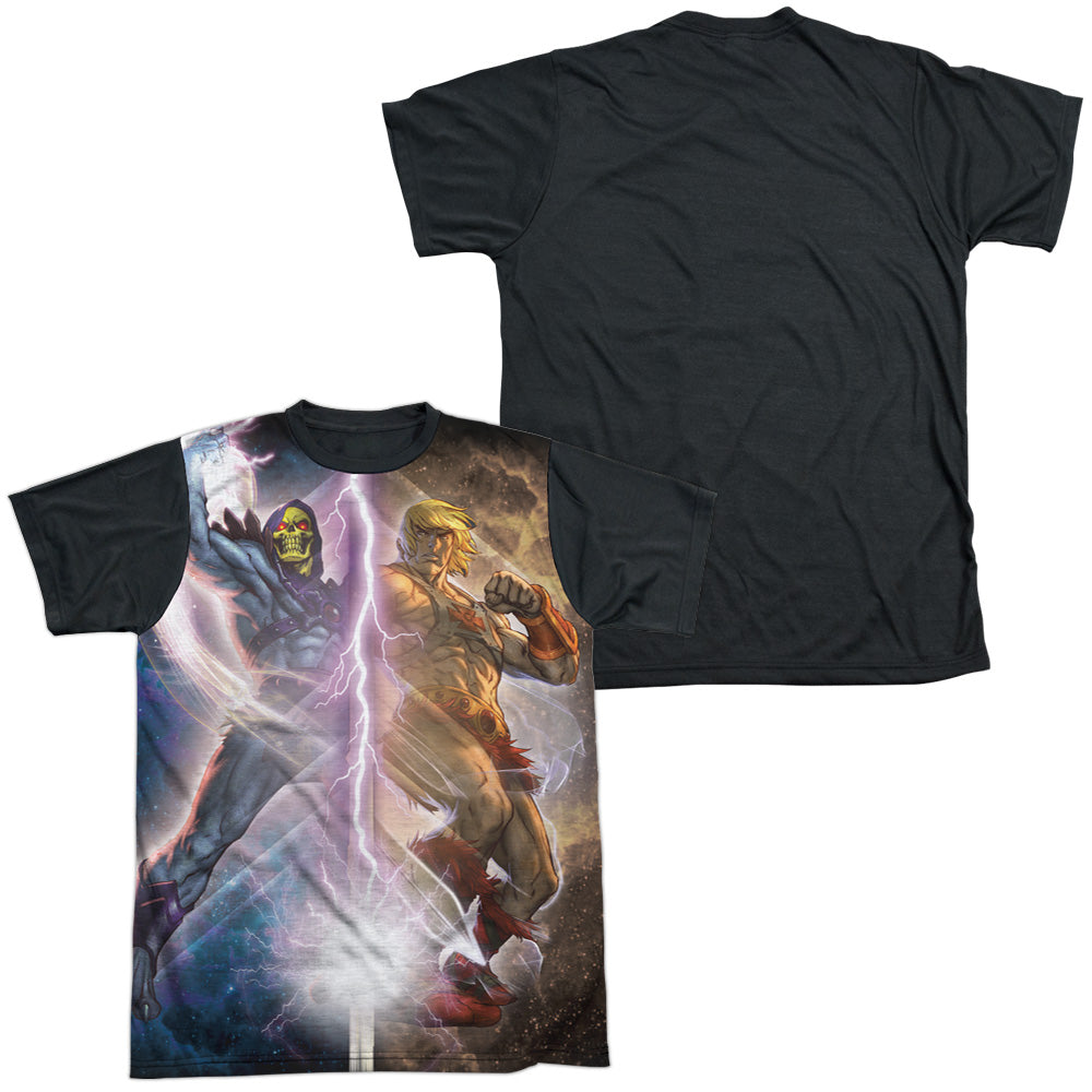 Masters Of The Universe - Strike - Short Sleeve Adult White Front Black Back   - White T-shirt