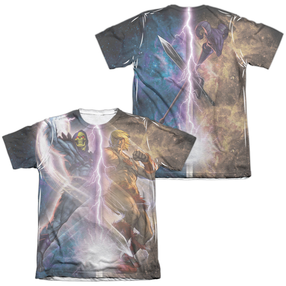 Masters Of The Universe - Strike (Front/back Print) - Adult Poly/cotton Short Sleeve Tee - White T-shirt