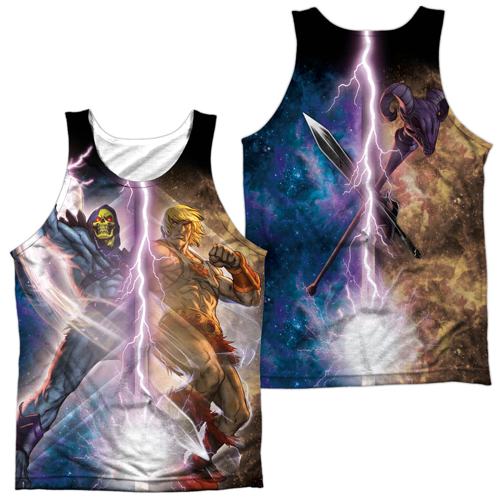 Masters Of The Universe - Strike (Front/back Print) - Adult 100% Poly Tank Top - White