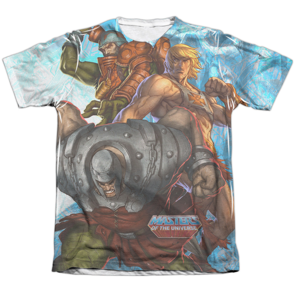 Masters Of The Universe - Heroes And Villains - Adult Poly/cotton Short Sleeve Tee - White T-shirt