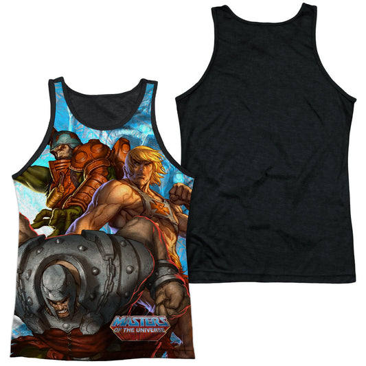 Masters Of The Universe - Heroes And Villains - Adult Poly Tank Top Black Back - White