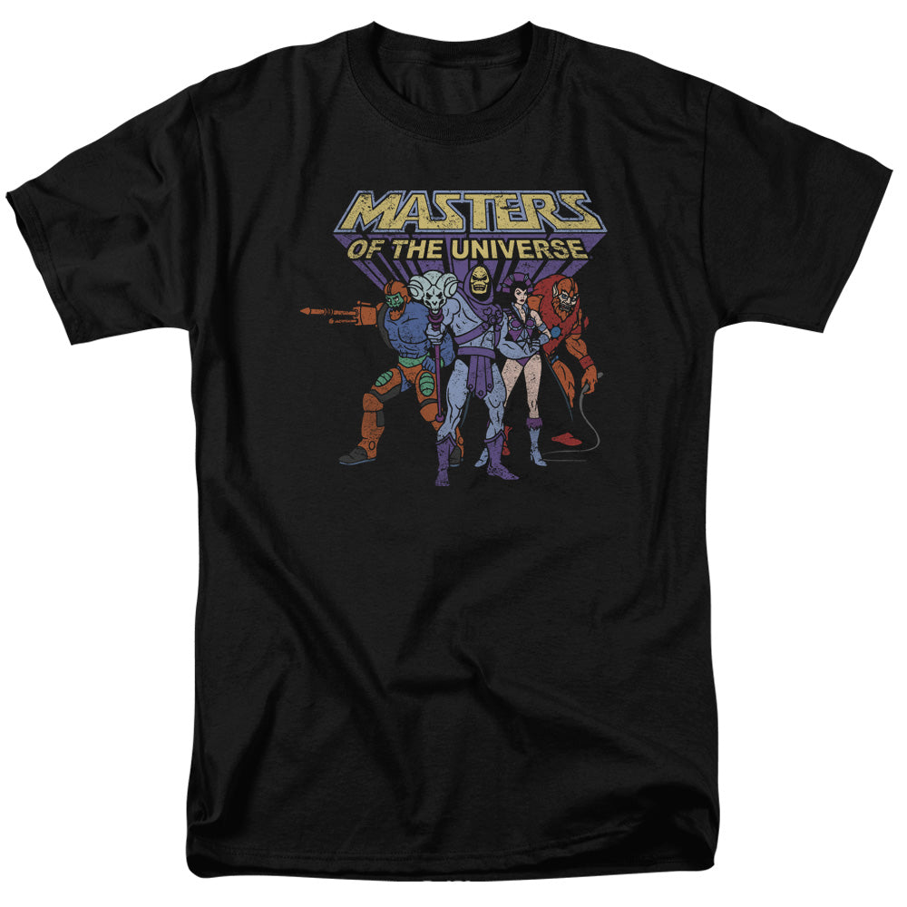 Masters Of The Universe - Team Of Villains - Short Sleeve Adult 18/1 - Black T-shirt
