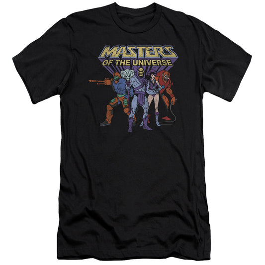 Masters Of The Universe - Team Of Villains - Short Sleeve Adult 30/1 - Black T-shirt