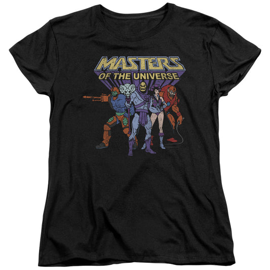 Masters Of The Universe - Team Of Villains - Short Sleeve Womens Tee - Black T-shirt