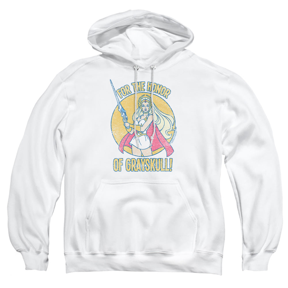 She Ra - Honor Of Grayskull - Adult Pull-over Hoodie - White