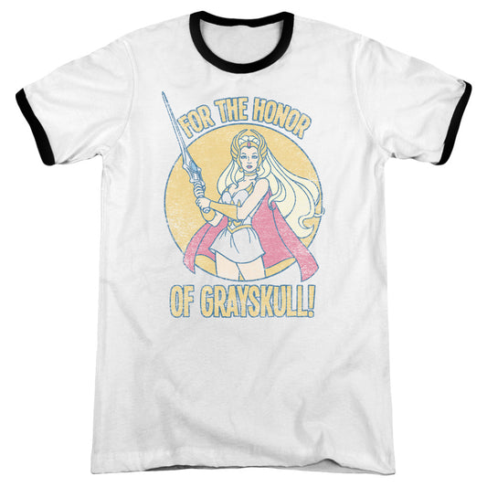 She Ra - Honor Of Grayskull - Adult Ringer - White/black