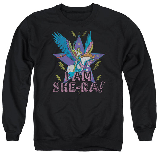 She Ra - I Am She Ra - Adult Crewneck Sweatshirt - Black