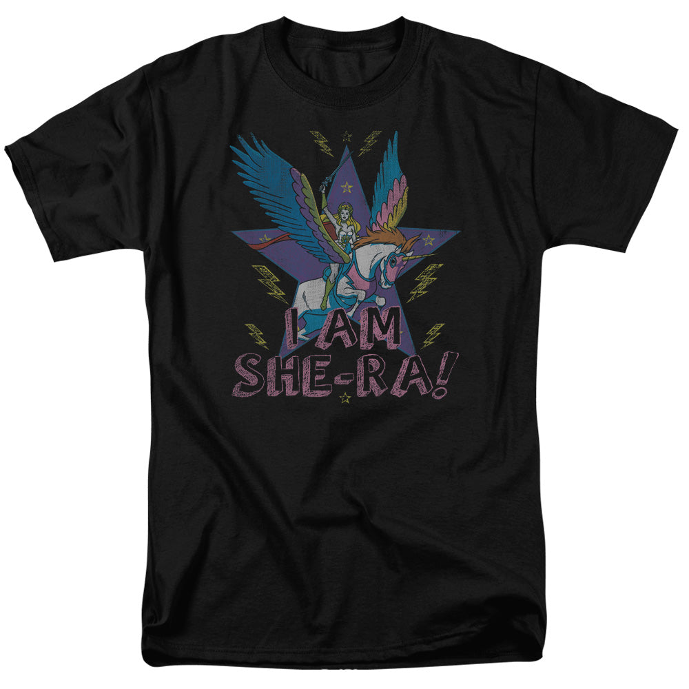 She Ra - I Am She Ra - Short Sleeve Adult 18/1 - Black T-shirt