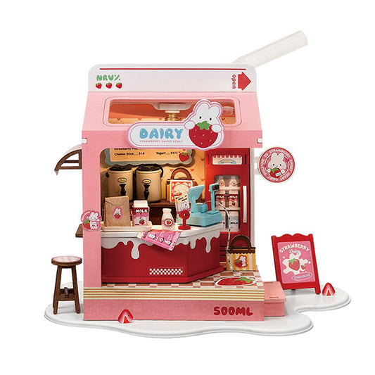 Robotime Strawberry Milk Box