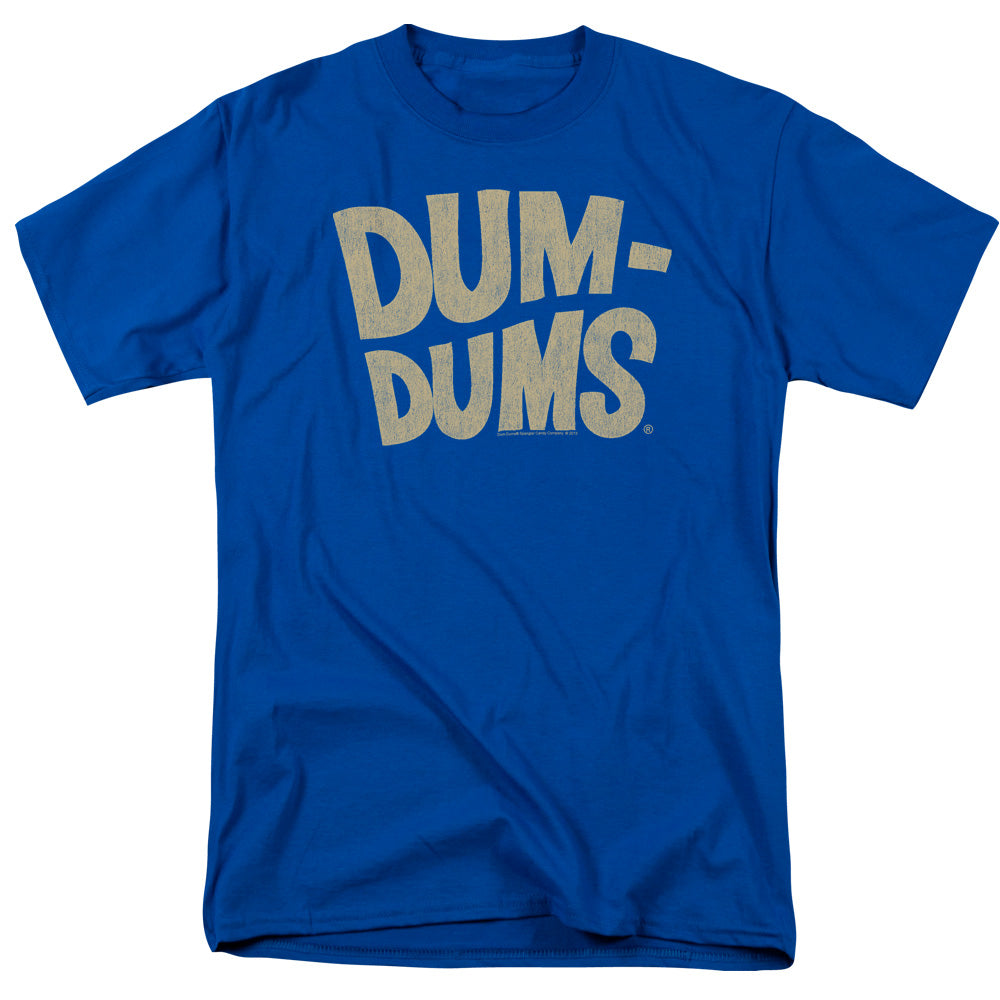 DUM DUMS DISTRESSED LOGO - S/S ADULT 18/1 - ROYAL BLUE T-Shirt